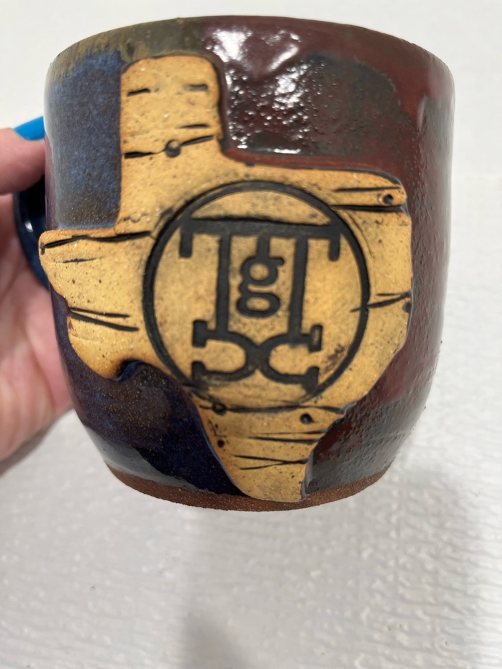 Martin Studios Pottery Mug Texas Lone Star
